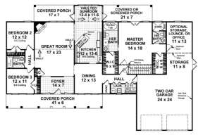 Main Floor for House Plan #348-00121