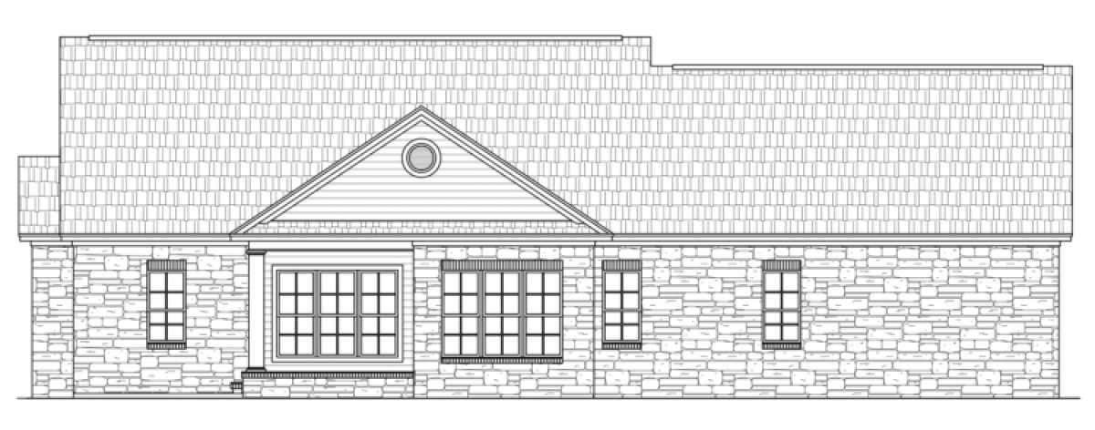 Country House Plan #348-00124 Elevation Photo