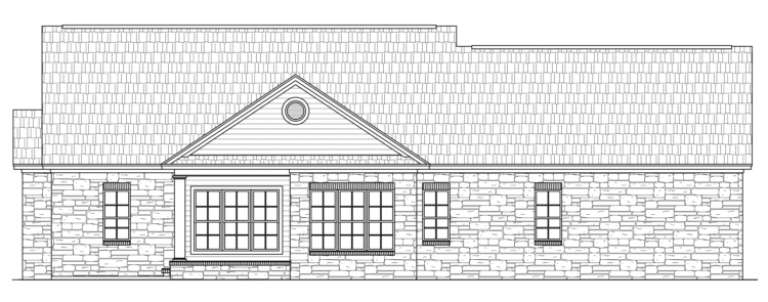 Country House Plan #348-00124 Elevation Photo