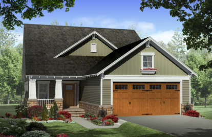 Craftsman House Plan #348-00125 Elevation Photo