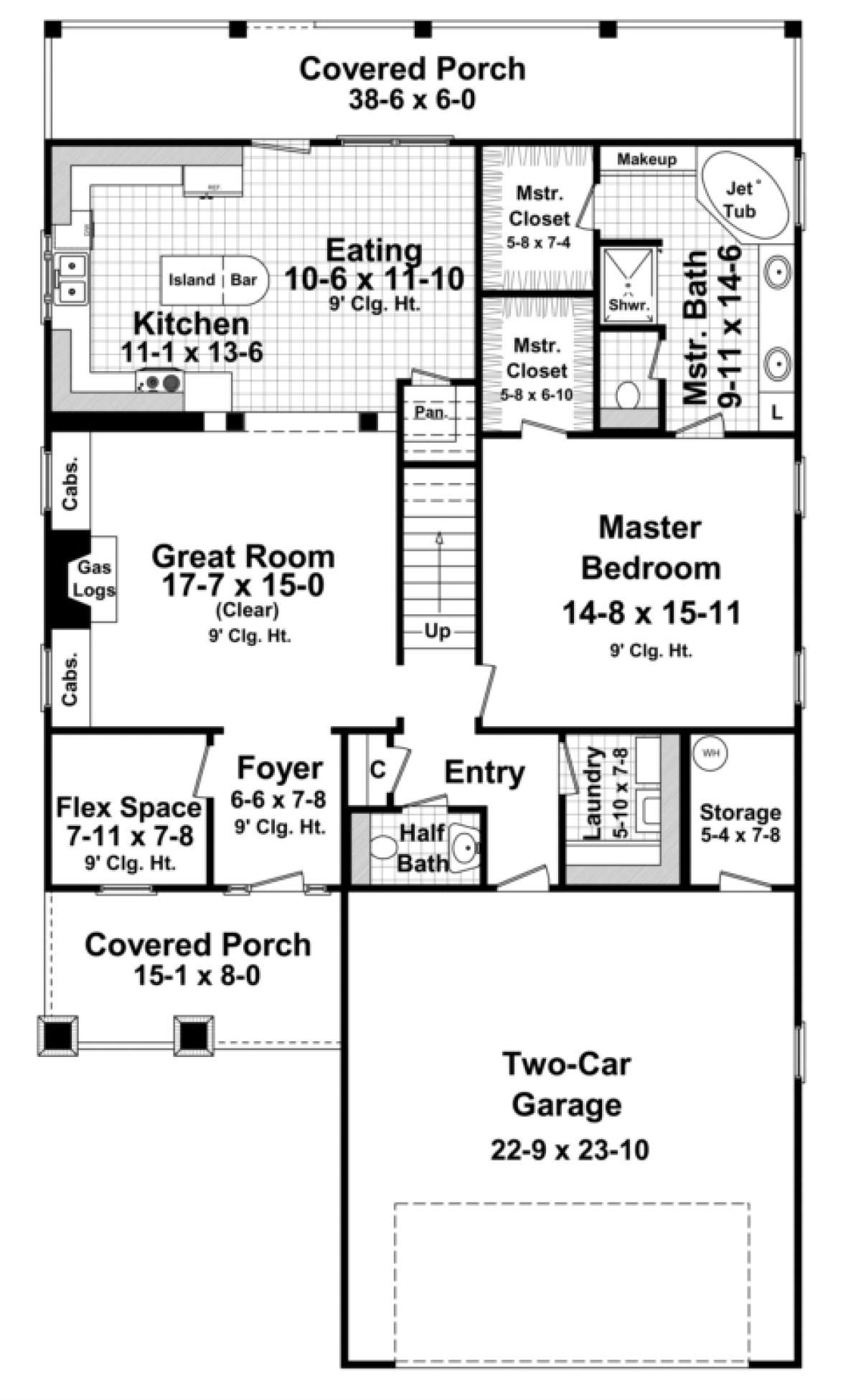 Main Floor for House Plan #348-00125
