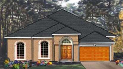 4 Bed, 3 Bath, 2266 Square Foot House Plan - #033-00091