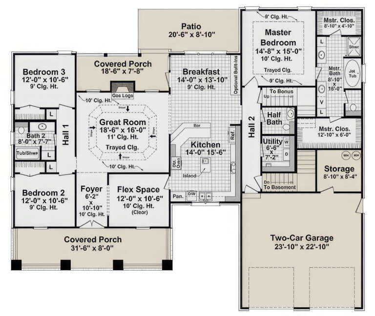 House Plan House Plan #3730 Drawing 1