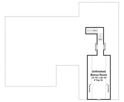 Bonus Room for House Plan #348-00126