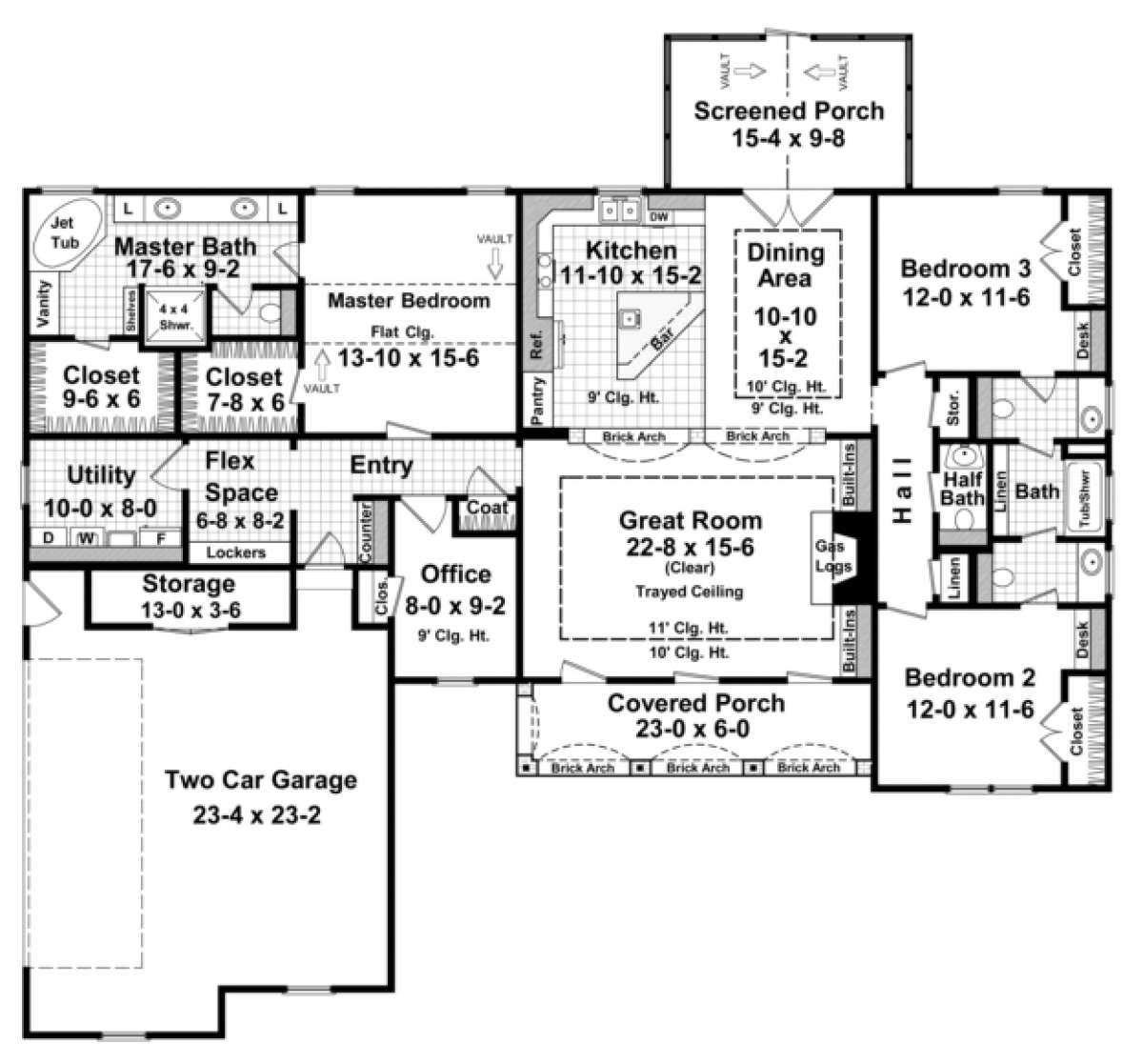 Main Floor for House Plan #348-00129