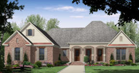 Traditional House Plan #348-00130 Elevation Photo
