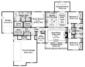 Main Floor for House Plan #348-00130