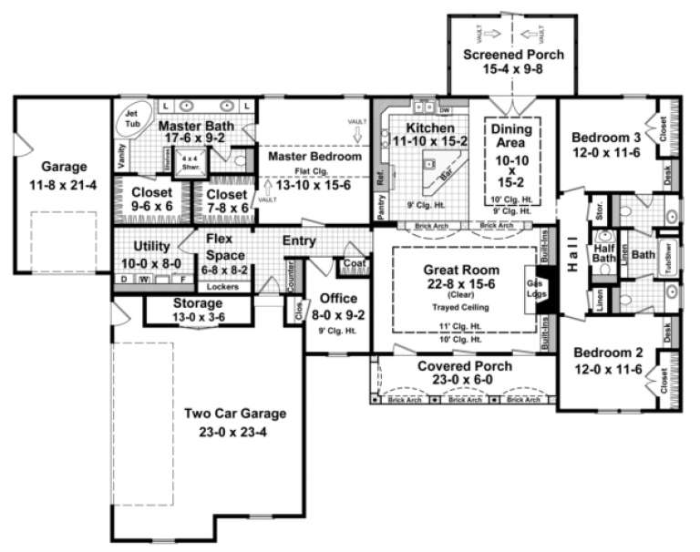 House Plan House Plan #3734 Drawing 1