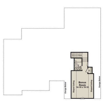 Bonus Room for House Plan #348-00131