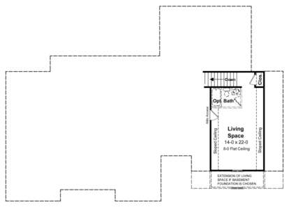 Bonus Room for House Plan #348-00132