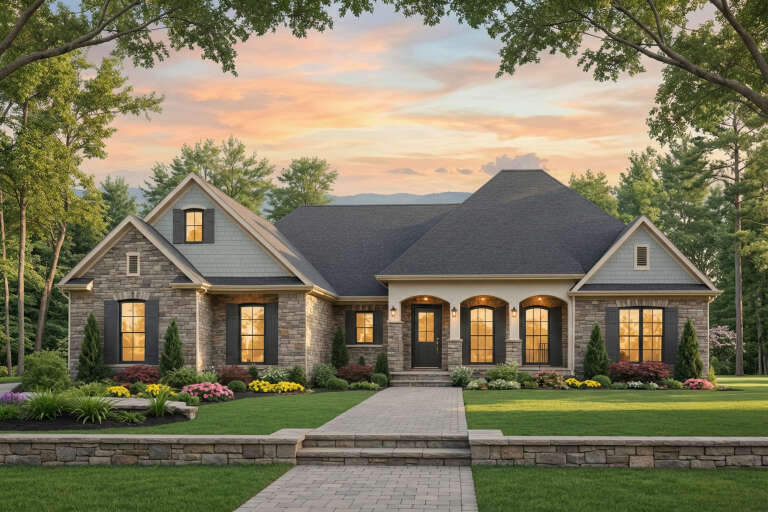 House Plan House Plan #3737 Front Elevation
