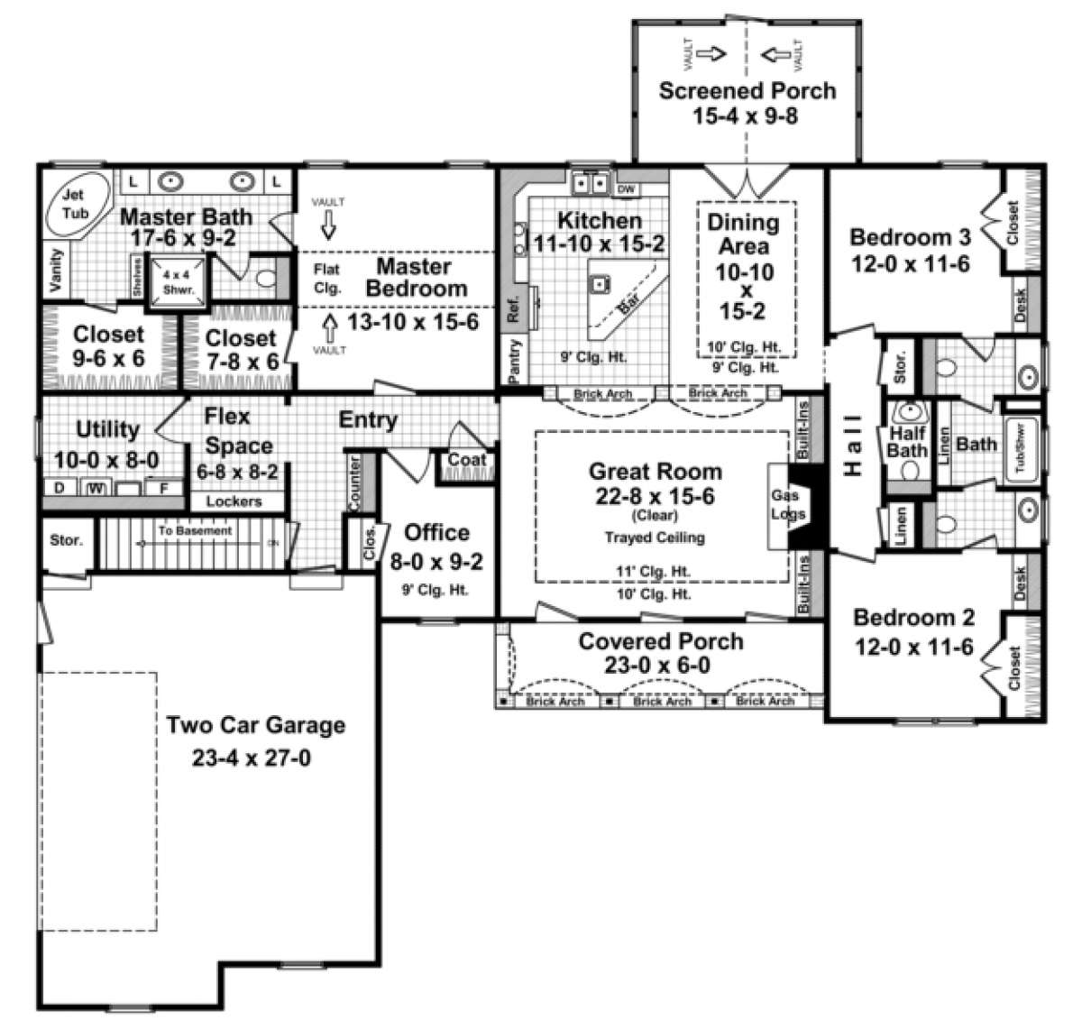 Main Floor for House Plan #348-00133