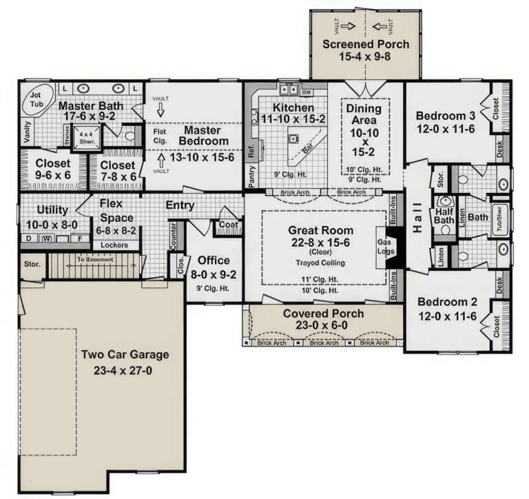 House Plan House Plan #3737 Drawing 1