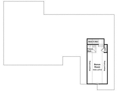 Bonus Room for House Plan #348-00134