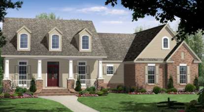 4 Bed, 3 Bath, 2250 Square Foot House Plan - #348-00135