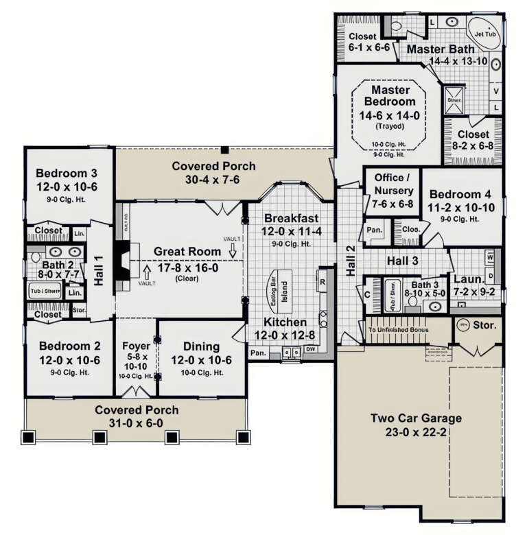 House Plan House Plan #3739 Drawing 1