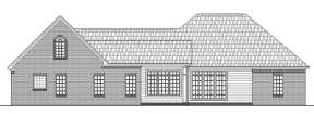 Ranch House Plan #348-00136 Elevation Photo