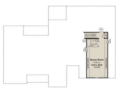 Bonus Room for House Plan #348-00136