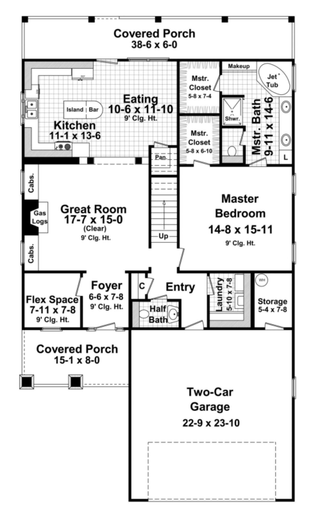 Main Floor for House Plan #348-00140