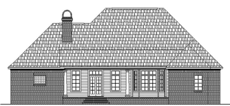 European House Plan #348-00141 Elevation Photo