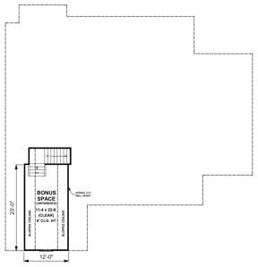 Bonus Room for House Plan #348-00141