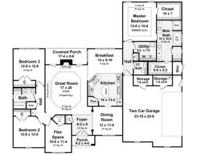 Main Floor for House Plan #348-00142