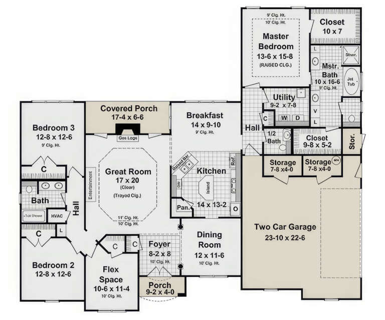 House Plan House Plan #3746 Drawing 1
