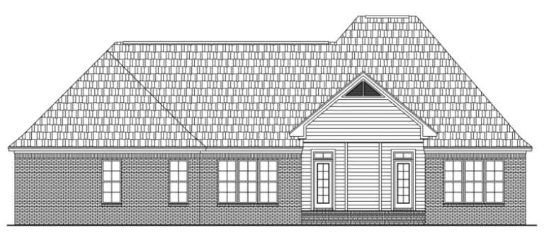 European House Plan #348-00143 Elevation Photo