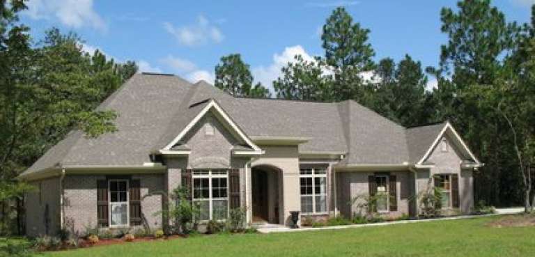 European House Plan #348-00143 Elevation Photo