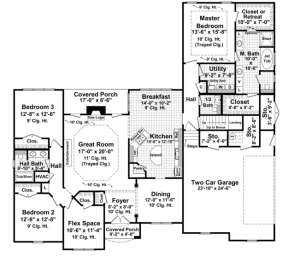 Main Floor for House Plan #348-00143
