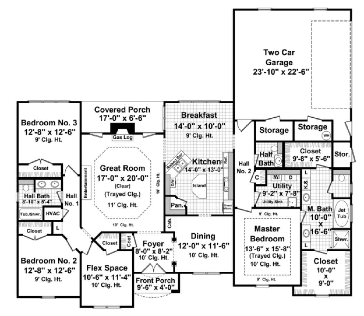 Main Floor for House Plan #348-00144
