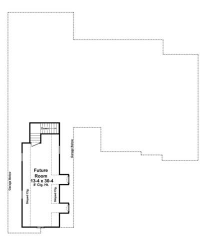 Bonus Room for House Plan #348-00145