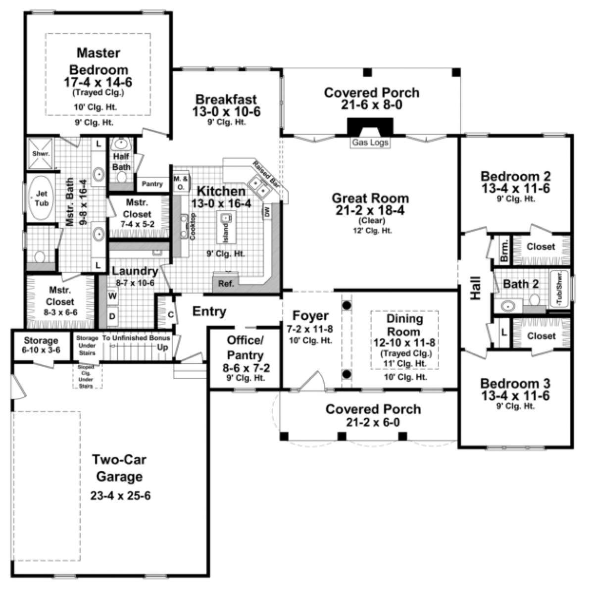 Main Floor for House Plan #348-00146