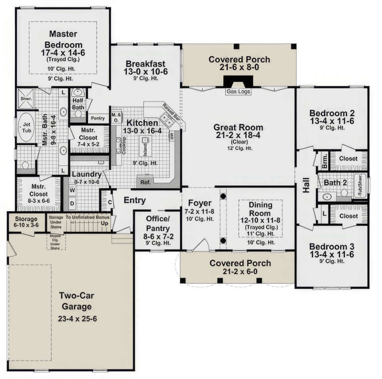 House Plan House Plan #3750 Drawing 1