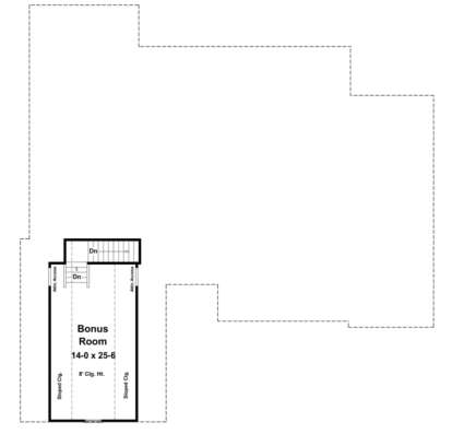 Bonus Room for House Plan #348-00146