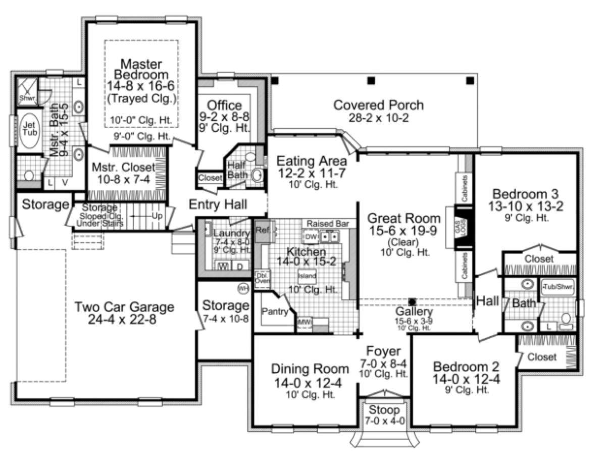 Main Floor for House Plan #348-00147