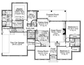 Main Floor for House Plan #348-00147