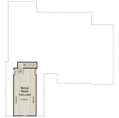 Bonus Room for House Plan #348-00148