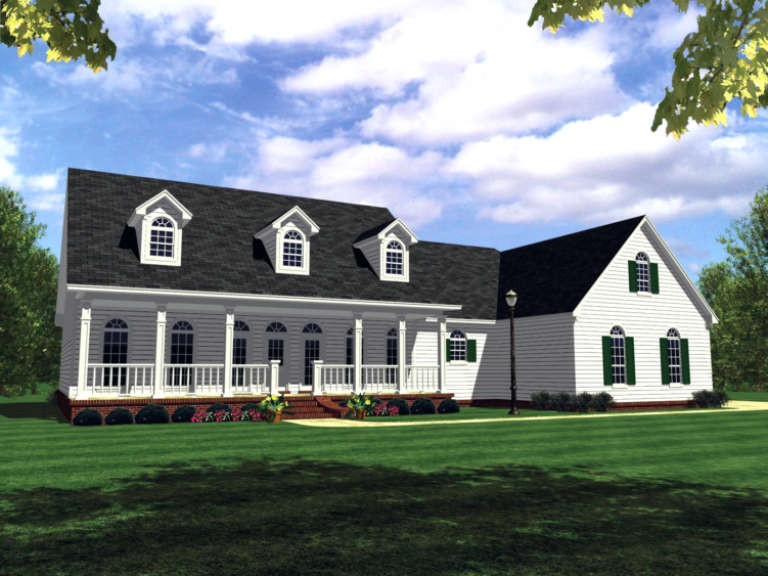 Traditional House Plan #348-00150 Elevation Photo