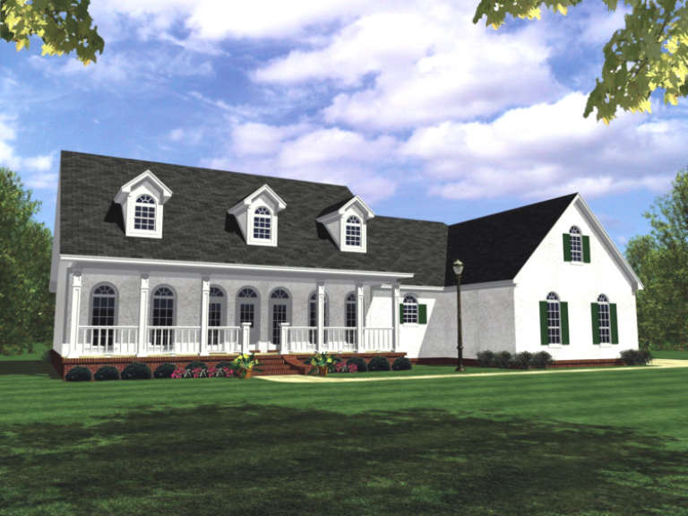 Traditional House Plan #348-00151 Elevation Photo