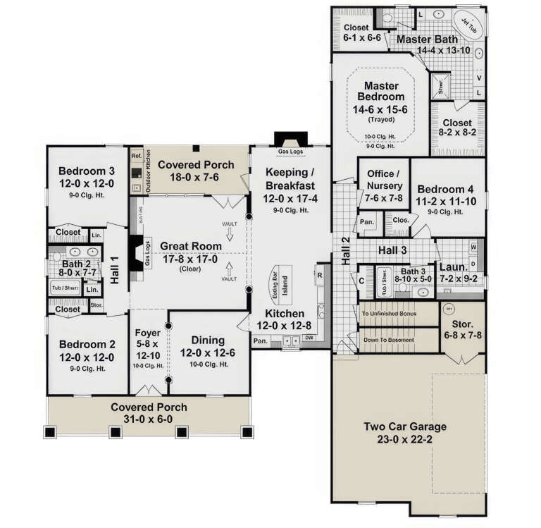 House Plan House Plan #3756 Drawing 1