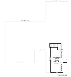 Bonus Room for House Plan #348-00152