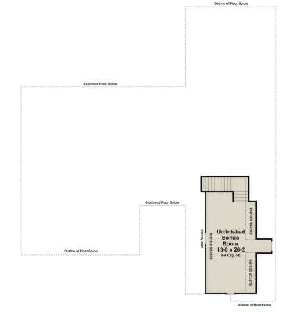 Bonus Room for House Plan #348-00152