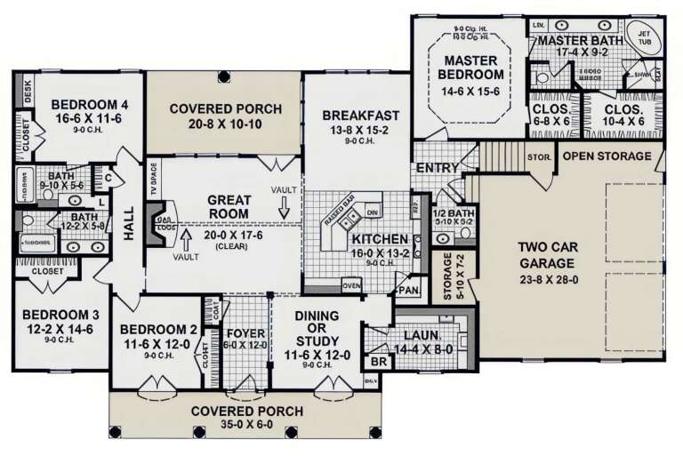 House Plan House Plan #3757 Drawing 1