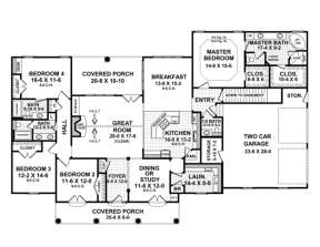 Main Floor for House Plan #348-00154