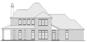 European House Plan #348-00155 Elevation Photo