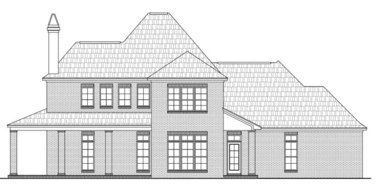 European House Plan #348-00155 Elevation Photo