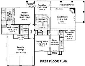 Main Floor for House Plan #348-00155