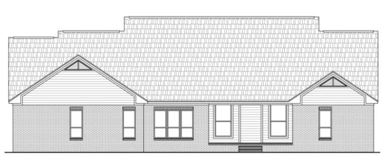 Country House Plan #348-00156 Elevation Photo