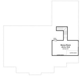 Bonus Room for House Plan #348-00159